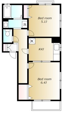 ハイツ南守谷 間取り図