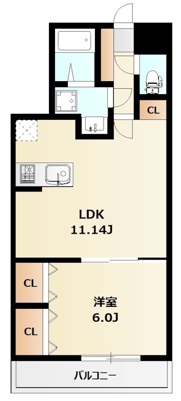 ミリアビタ飯山満Ⅱ 202号室 間取り
