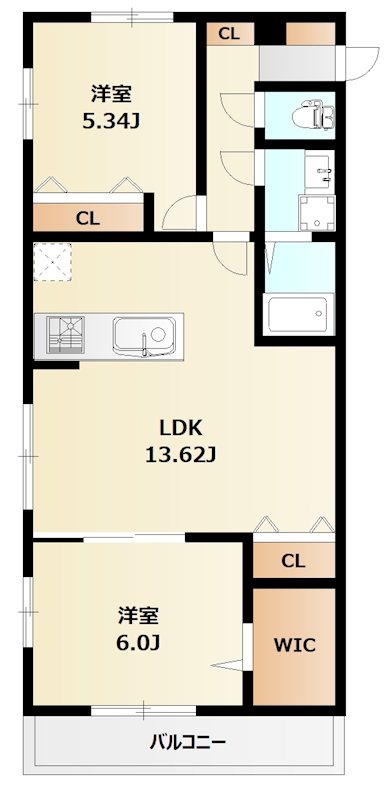 ミリアビタ飯山満Ⅱ 305号室 間取り