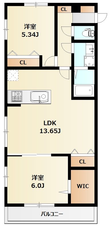 ミリアビタ飯山満Ⅱ 305号室 間取り