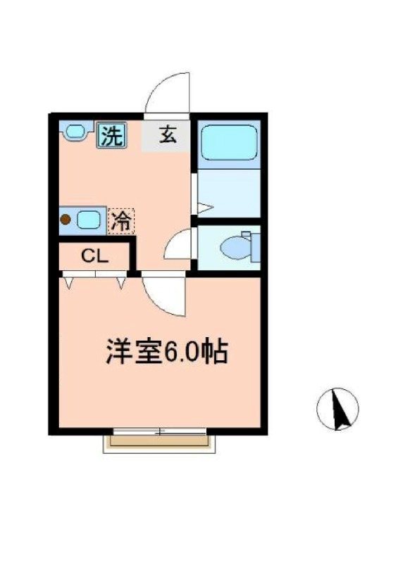 キャメル妙典 101号室 間取り