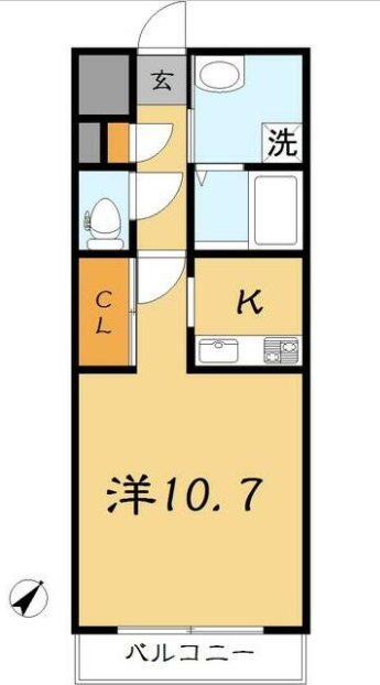 エスペランサⅡ 306号室 間取り
