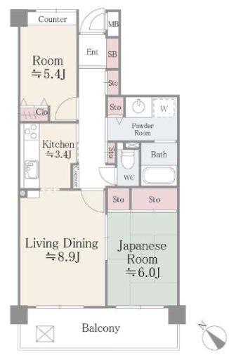 アポロハイツ 703号室 間取り