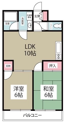 ニューアネックス 302号室 間取り