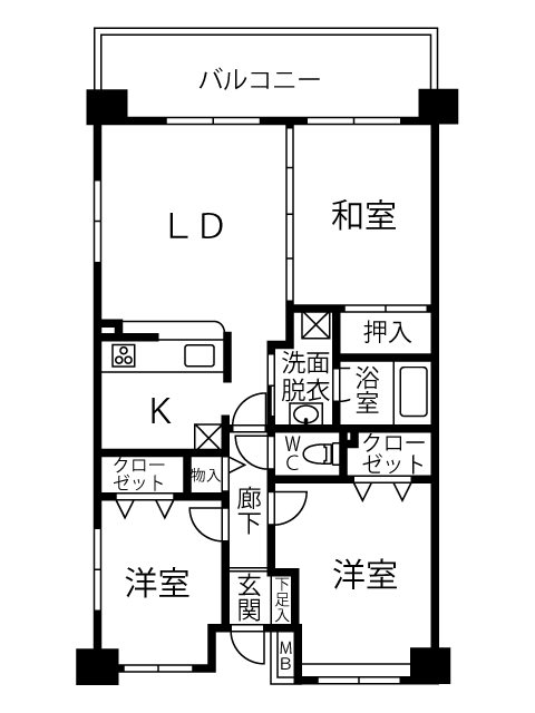 ラフィネ　ネオ 201号室 間取り
