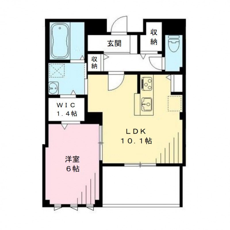 ラシーネ　ベルピーノ 103号室 間取り