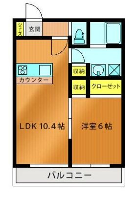 フォルセノーグ 302号室 間取り