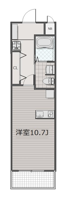 ミリアビタ№37 305号室 間取り