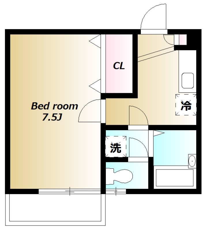 エスポワール船橋 間取り図