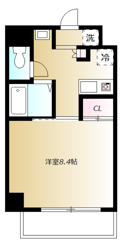 ルナグランデ  407号室 間取り