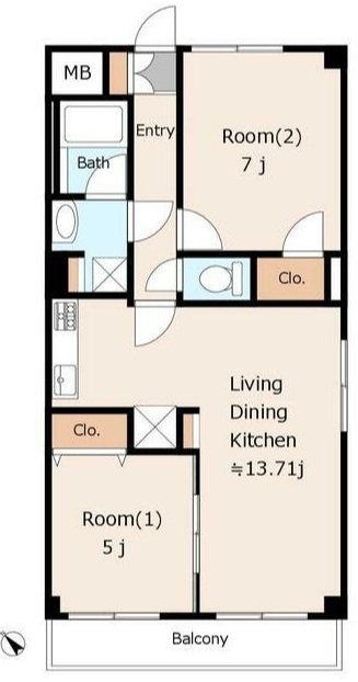 ベルフレンテⅡ 間取り図