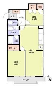 メゾン本行徳 間取り図