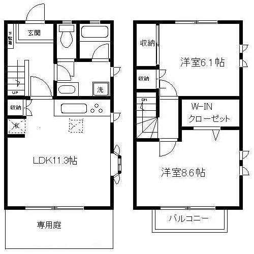 メゾンドール 間取り図