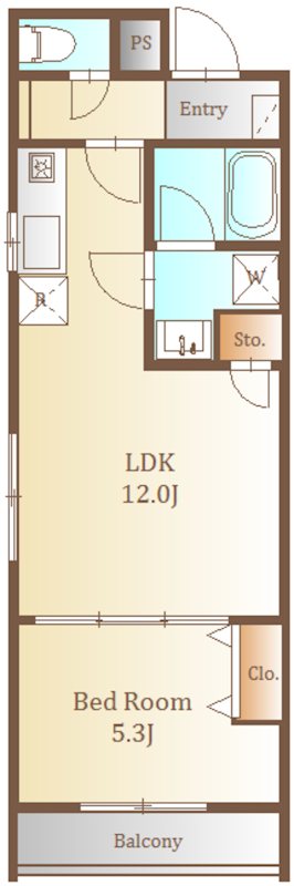 メルヴェーユ港 間取り図