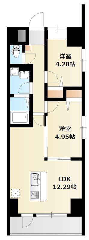 ミリアビタ№42 間取り図