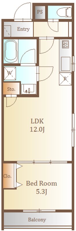 メルヴェーユ港 間取り図