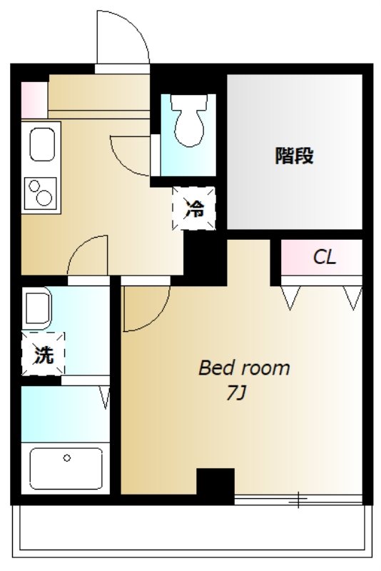 クレストール溝口 間取り図