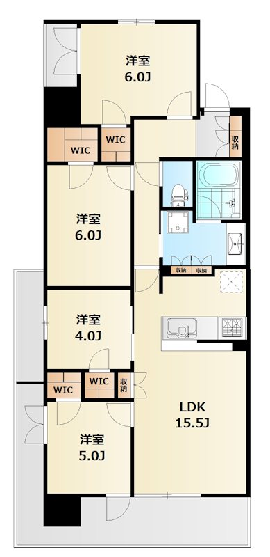 リビオシティ南砂町ステーションサイト 間取り図