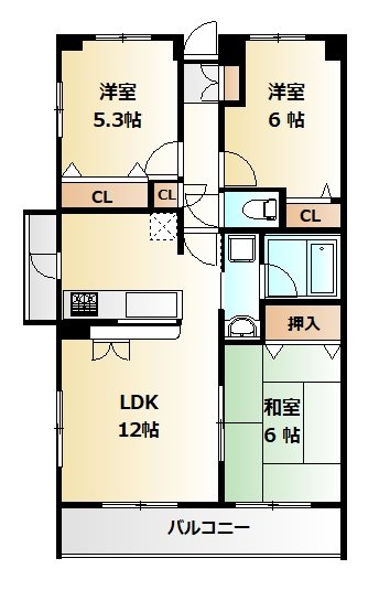 ラフィネ・エスト 間取り図