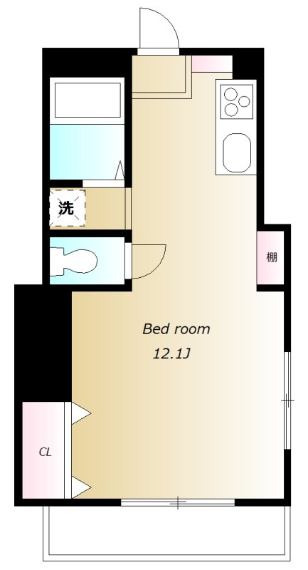 クレール・K 間取り図