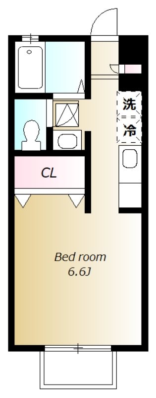 クレドール野川 間取り図