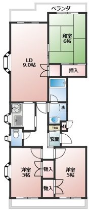 アゼリア2 間取り図
