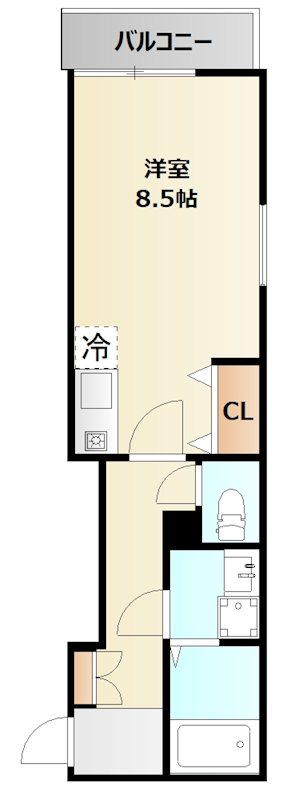 ミリアビタ弁天 間取り図