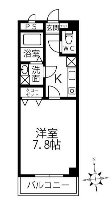 プライムコート中野 間取り図