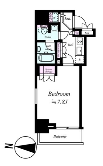 プレスタイル住吉 間取り図