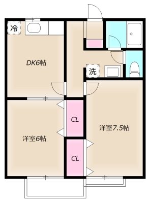 グリーンテラス 間取り図