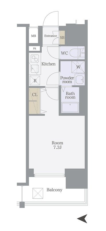 エステムプラザTOKYO RISE 間取り図