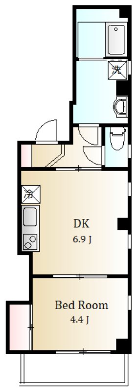 ロイヤル東日暮里1 間取り図
