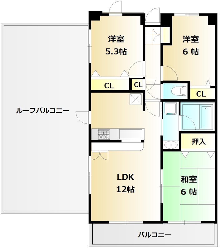 ラフィネ・エスト 間取り図