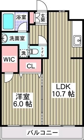 アルジェノン 303号室 間取り