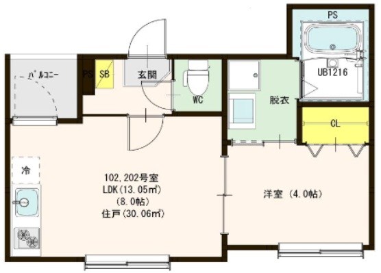 coex（コエックス） 102号室 間取り