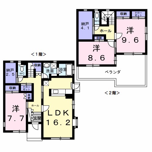アルカディア 102号室 間取り