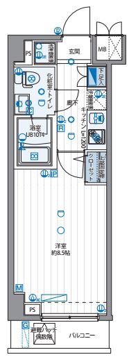 パティーナ住吉 間取り