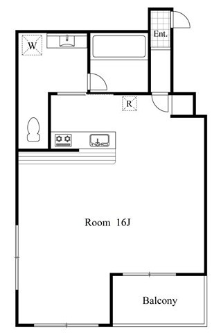 井上マンション 201号室 間取り