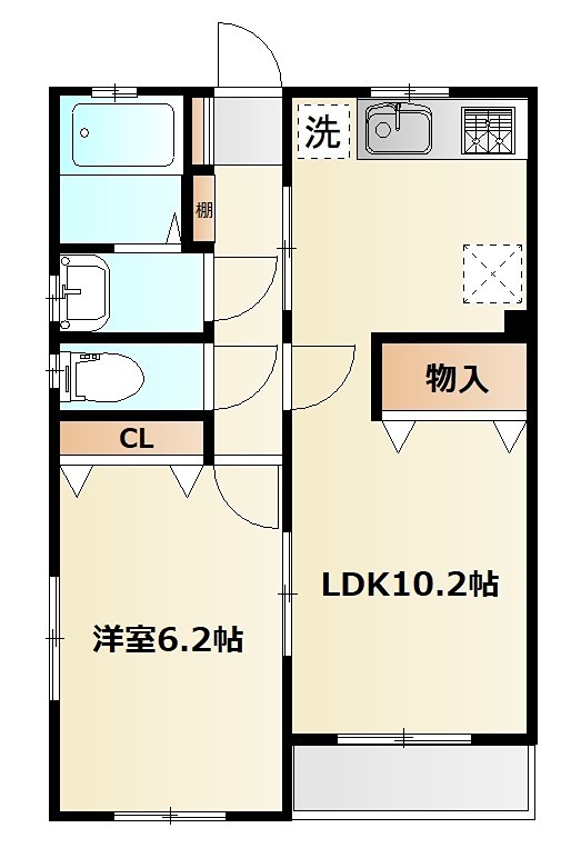 八木マンション 間取り図