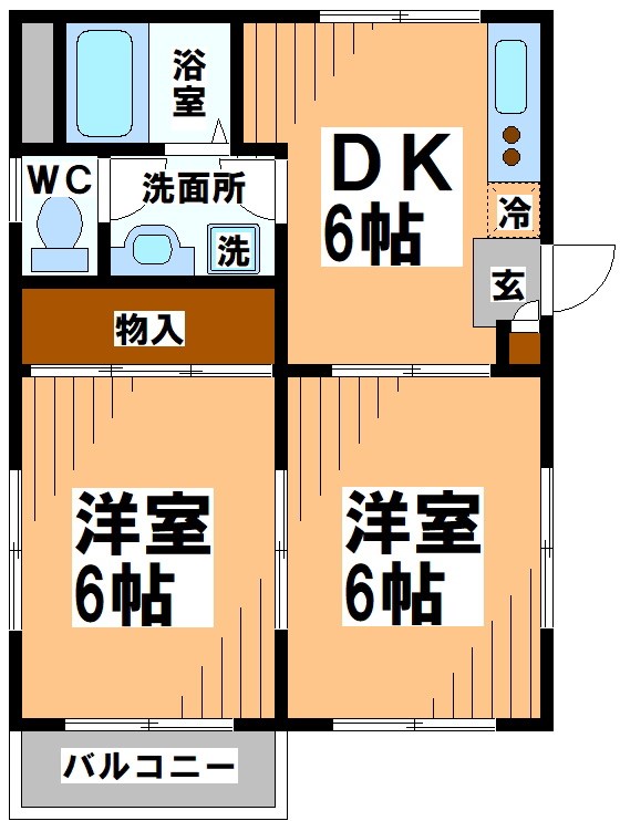 MRハイムⅡ 間取り