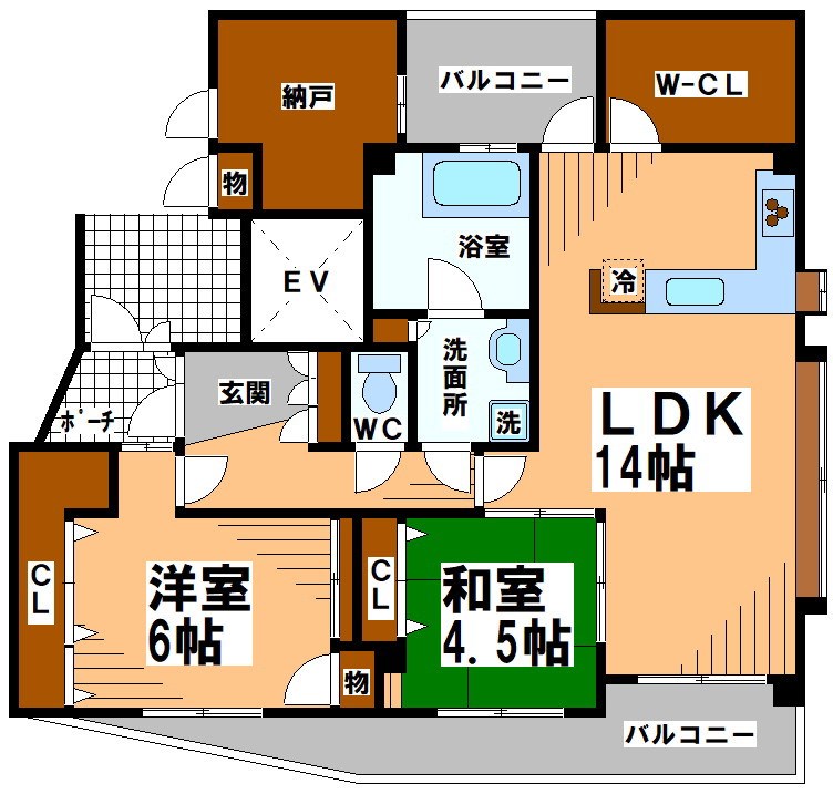 東京都杉並区西荻北３丁目 間取り