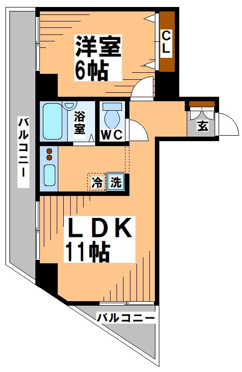 ベルメゾン西荻 間取り