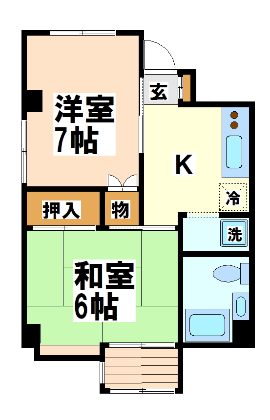 上北沢グリーンコーポ 間取り