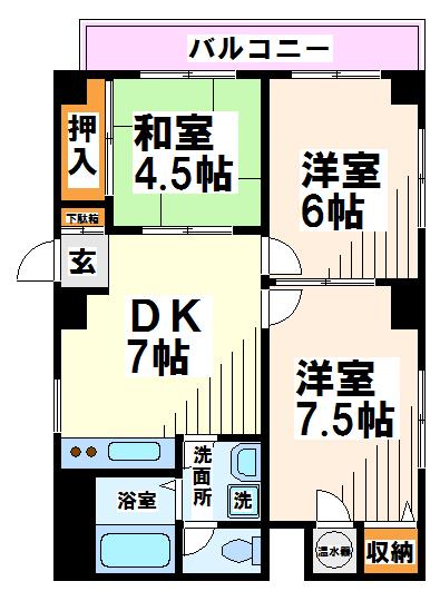シャトースエヒロ 間取り