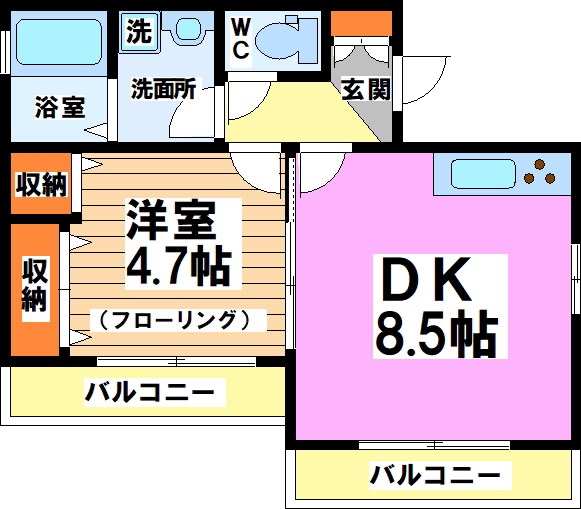 ウエスト三鷹 間取り図