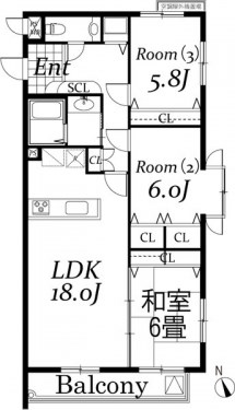 ヴィラージュ西荻 間取り