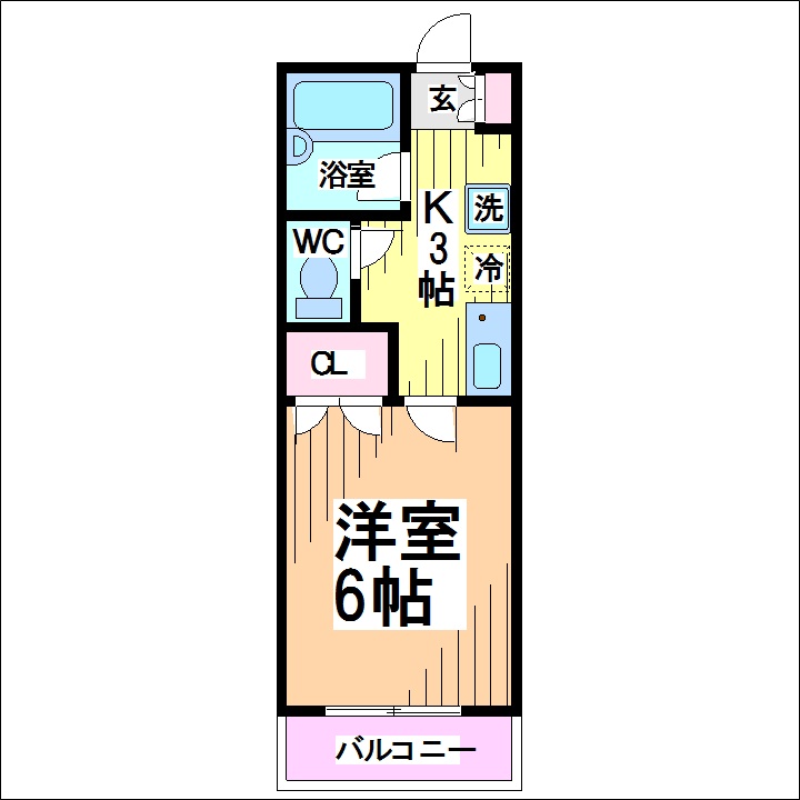 Cour du village（クードゥヴィラージュ） 間取り