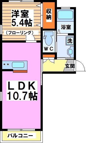 LE　SOLEAL 間取り