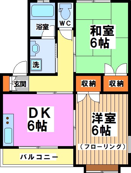 パールハイムB 間取り