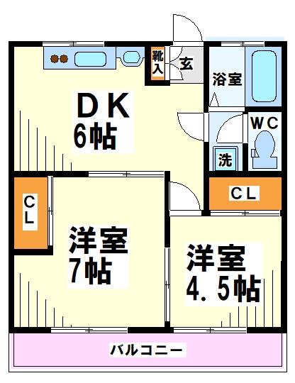 コーポみなみ 間取り
